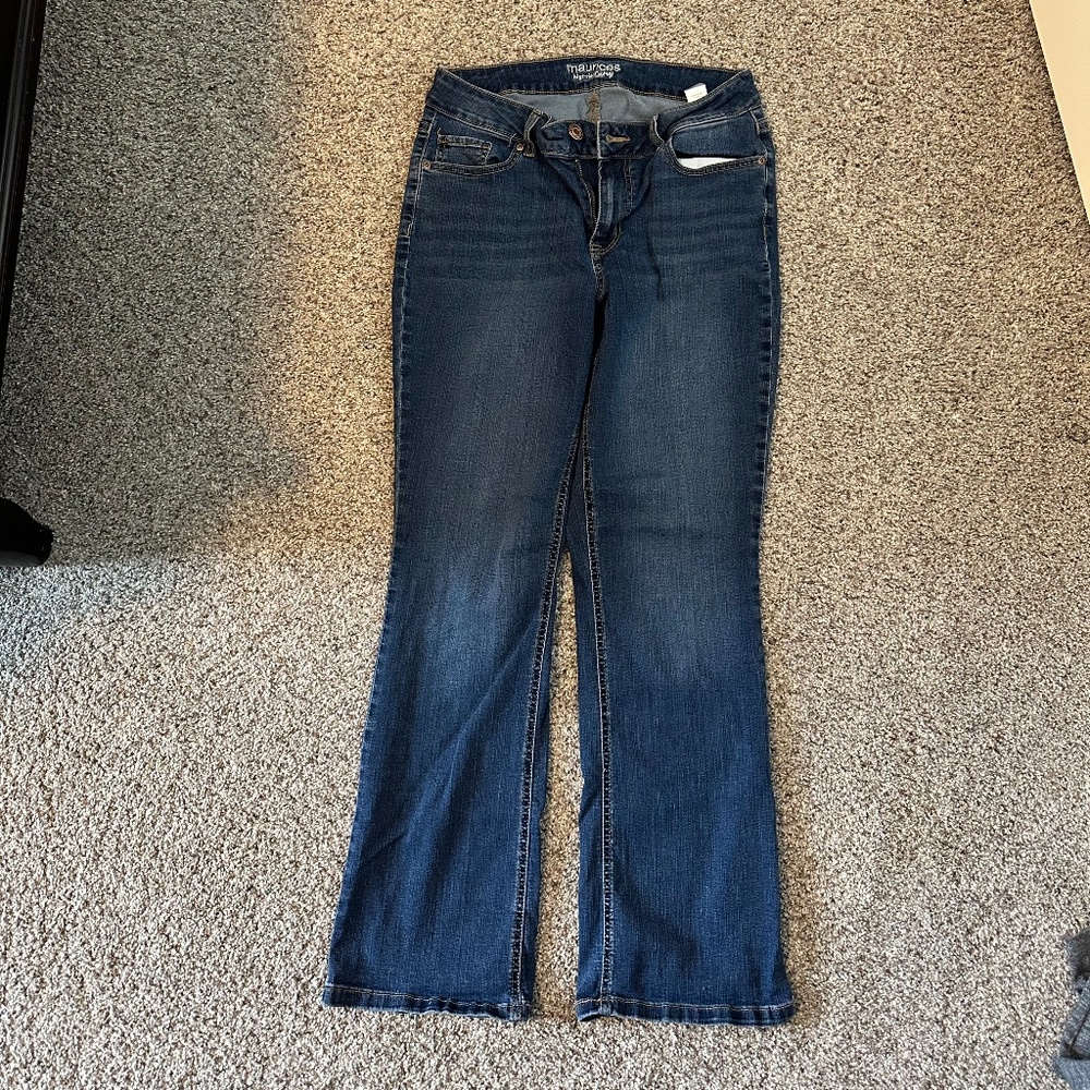 Maurices high rise curvy fit boot cut jeans size 12 regular